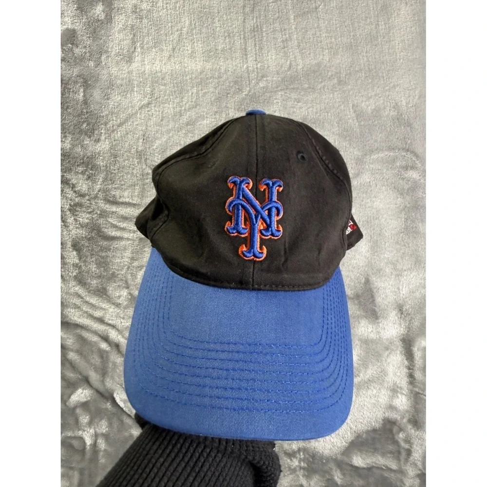 Outdoor Cap New York Mets MLB Unisex Hat One Size Black Cotton